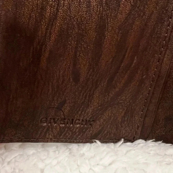 AS-IS Givenchy fabric wallet, leather interior - USED - Picture 5 of 7